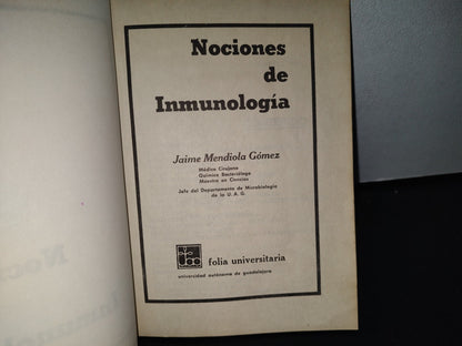 90- Nociones De Inmunología - Jaime Mendiola Gómez