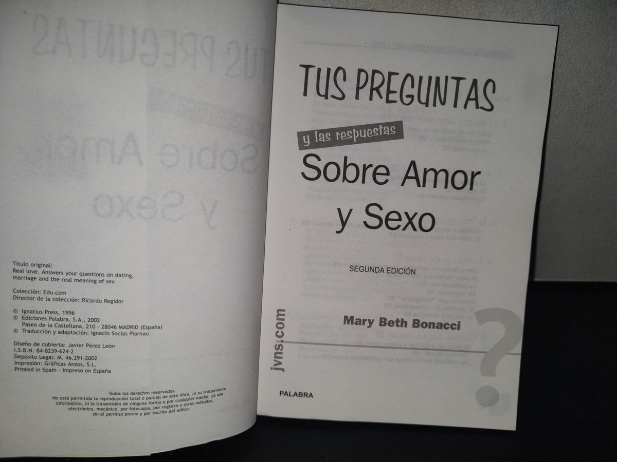 215- Tus Preguntas Y Las Respuestas Sobre Amor Y Sexo - Mary Beth Bonacci