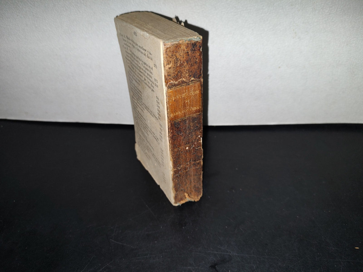 192- Instrucción Utilísima Y Fácil Para Confesar. Tomo I Y II Añadidos - Manuel De Jaen - 1826
