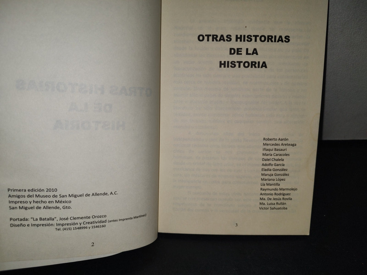 20- Otras Historias De La Historia - Primera Edición 2010