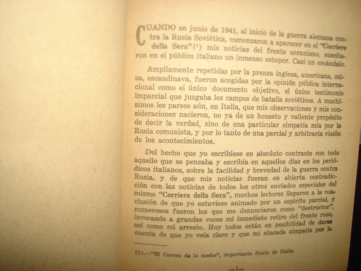 160- El Volcán Nace En Europa - Curzio Malaparte - 1968
