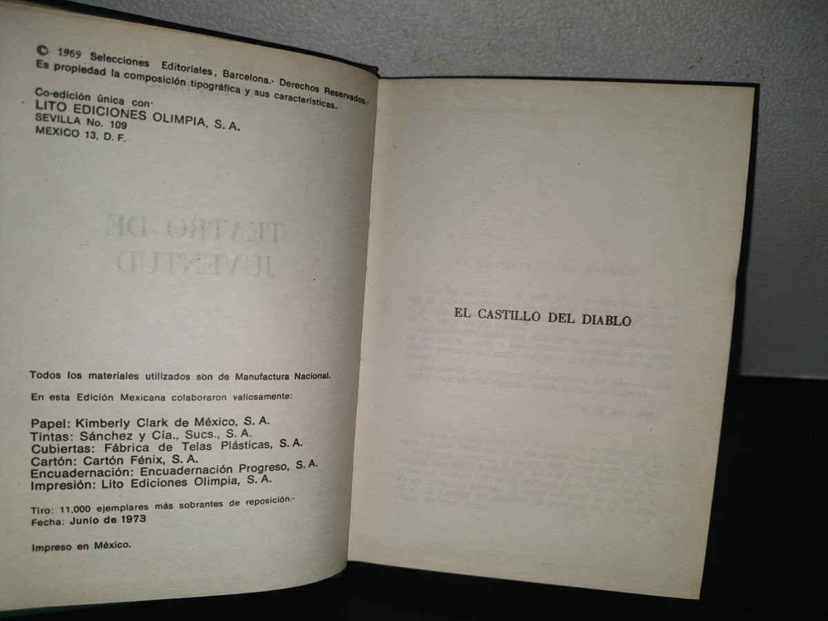 84- Teatro De Juventud - Victor Hugo - Ediciones Olimpia, S. A. - 1973