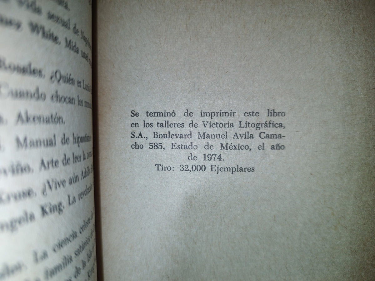 75- ¿Qué Hay Más Allá De Nuestros Cinco Sentidos? - Colección Duda - Adan Heller - 1974