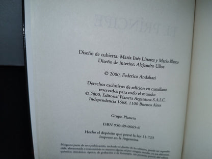 57- El Príncipe - Federico Andahazi - 2000