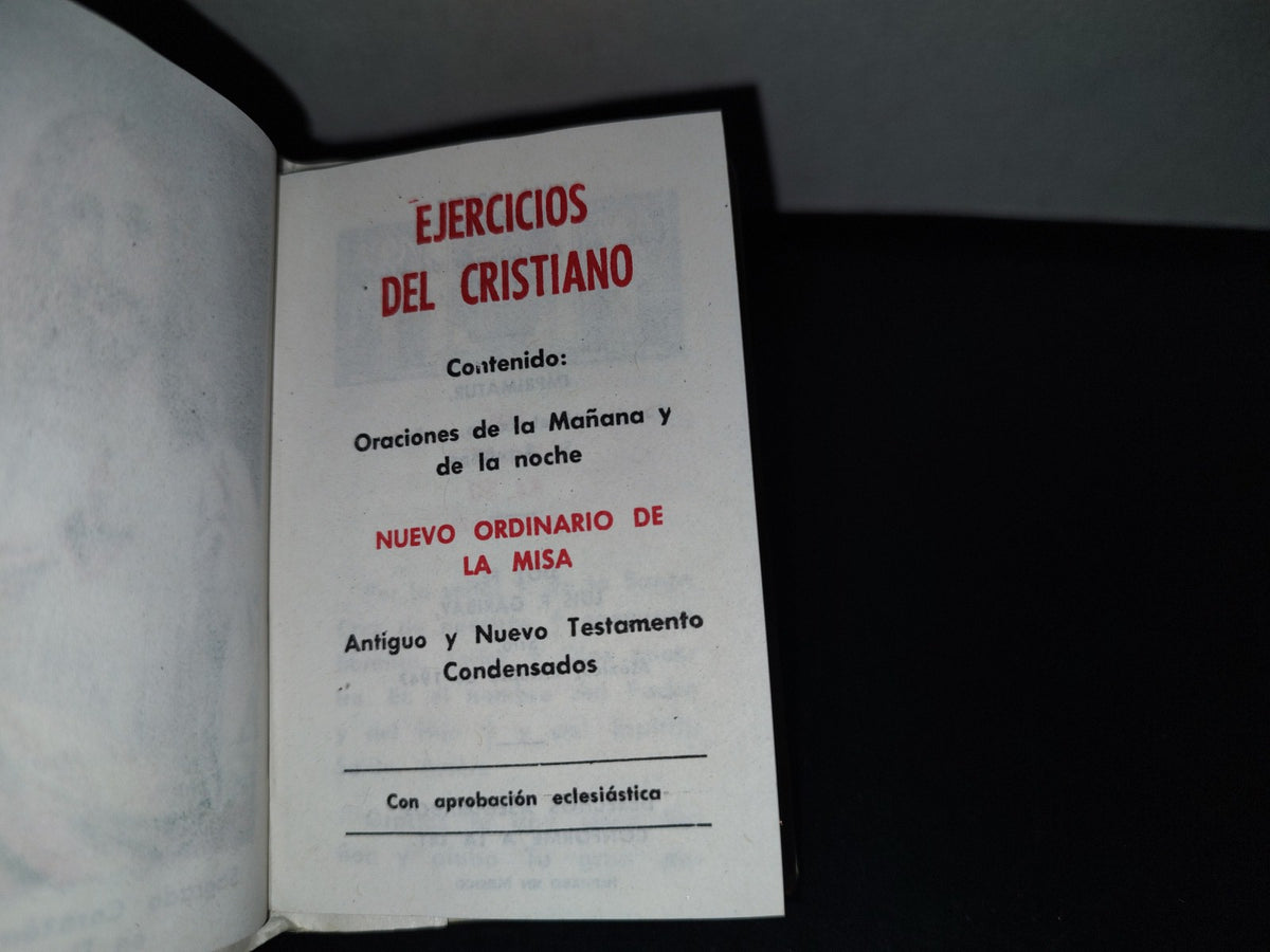 118- Librito De Recuerdo De Mi 1A. Comunión. (Para Niño). Ejercicios Del Cristiano