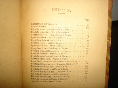 10- Las Heroidas - Publio Ovidio Nasón - Madrid, Librería De Hernando Y C.A 1902