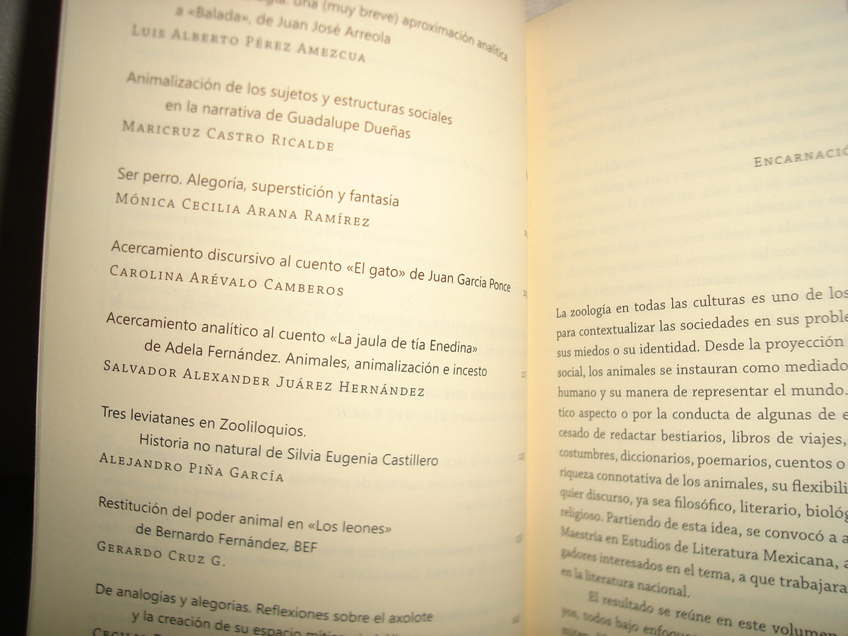 38- Zoomex. Los Animales En La Literatura Mexicana - Cecilia Eudave