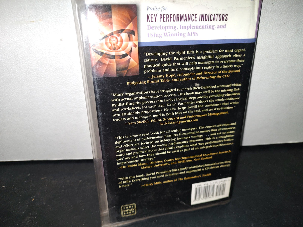 172- Key Performance Indicators. Developing, Implementing And Using Winning KPIs - David Parmenter