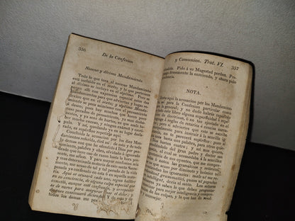 192- Instrucción Utilísima Y Fácil Para Confesar. Tomo I Y II Añadidos - Manuel De Jaen - 1826