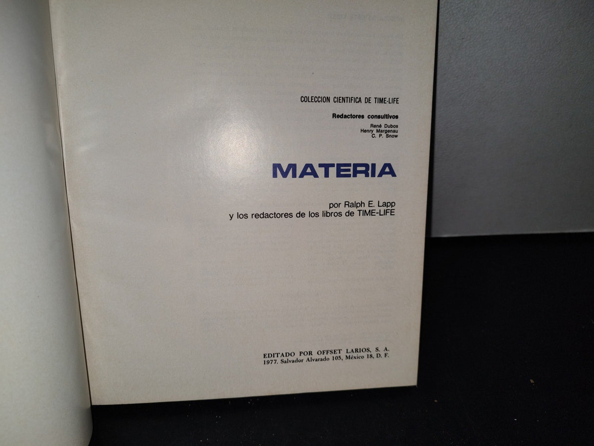 179- Colección Científica De Time Life. Materia - 1977