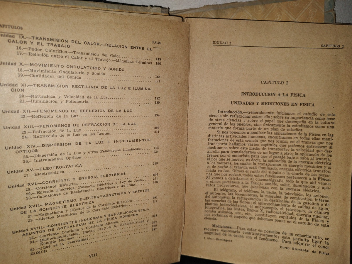 169- Curso Elemental De Física - Ramón Domínguez R. - Editorial Porrúa, S. A., 1965