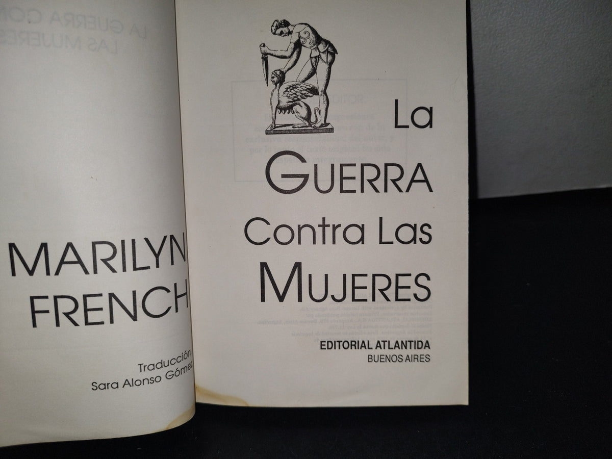 171- La Guerra Contra Las Mujeres - Marilyn French - 1992