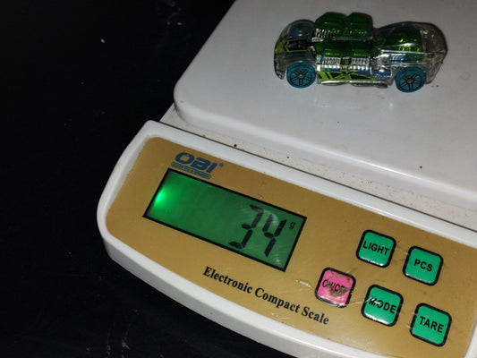 A6- Carrito Hot Wheels: K 29, What -4 -2 , Verde Transparente - 2004