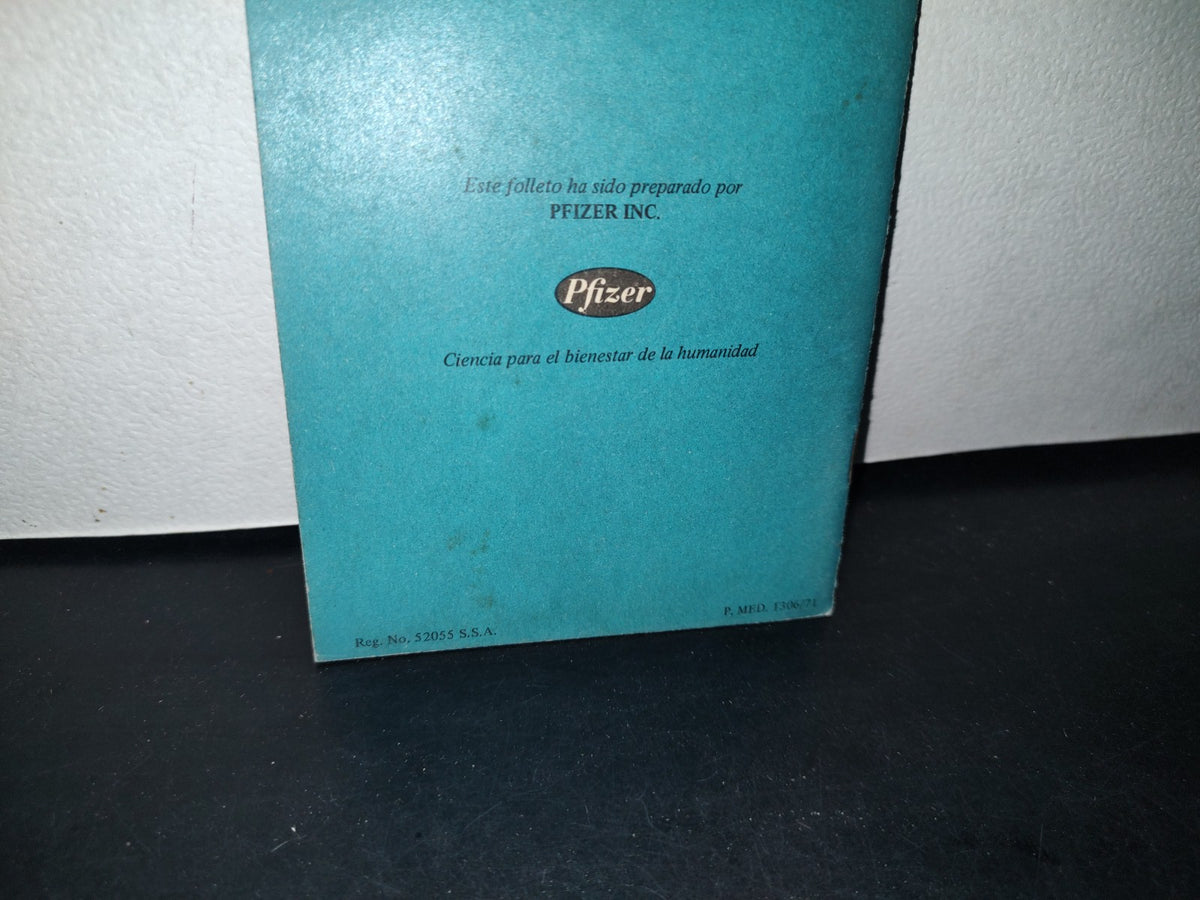 74- Folleto Pfizer: Si Usted Tiene Diabetes - 80's