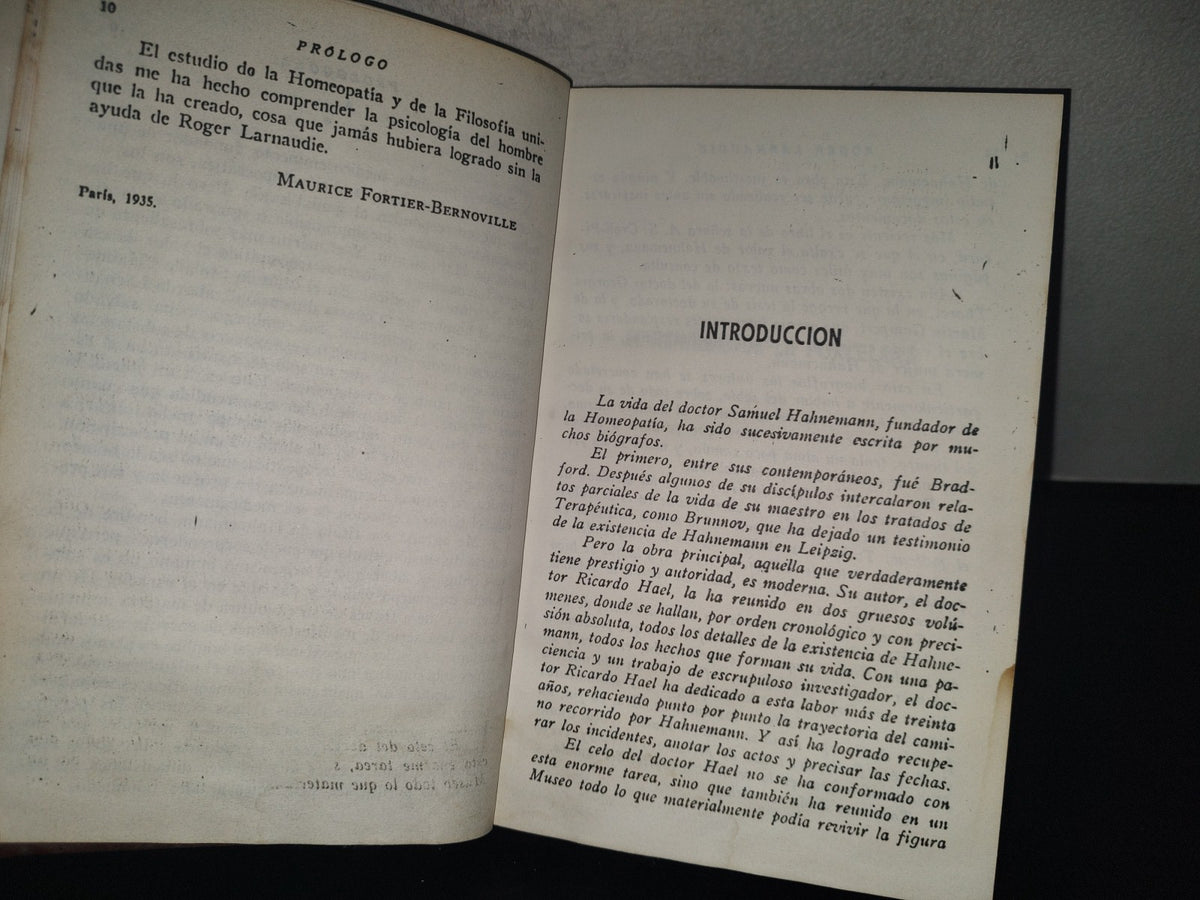 220- La Vida Sobrehumana De Samuel Hanemann, Fundador De La Homeopatía - Roger Larnaudie 1946