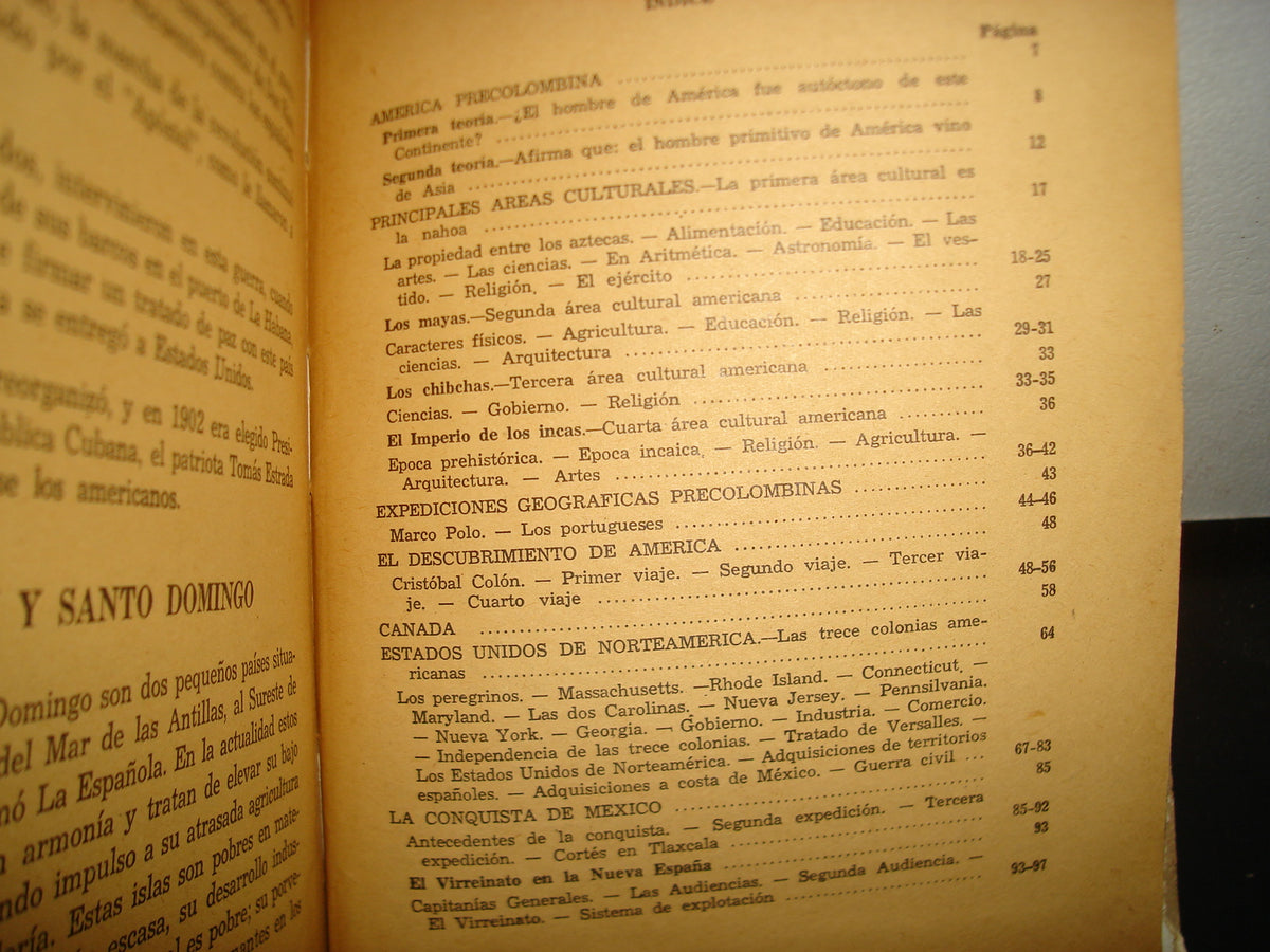 18- Historia De América. Macedonio Navas - 5To. Año De Primaria - 1964