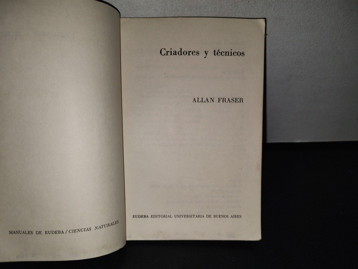 195- Criadores Y Técnicos - Allan Fraser - 1970