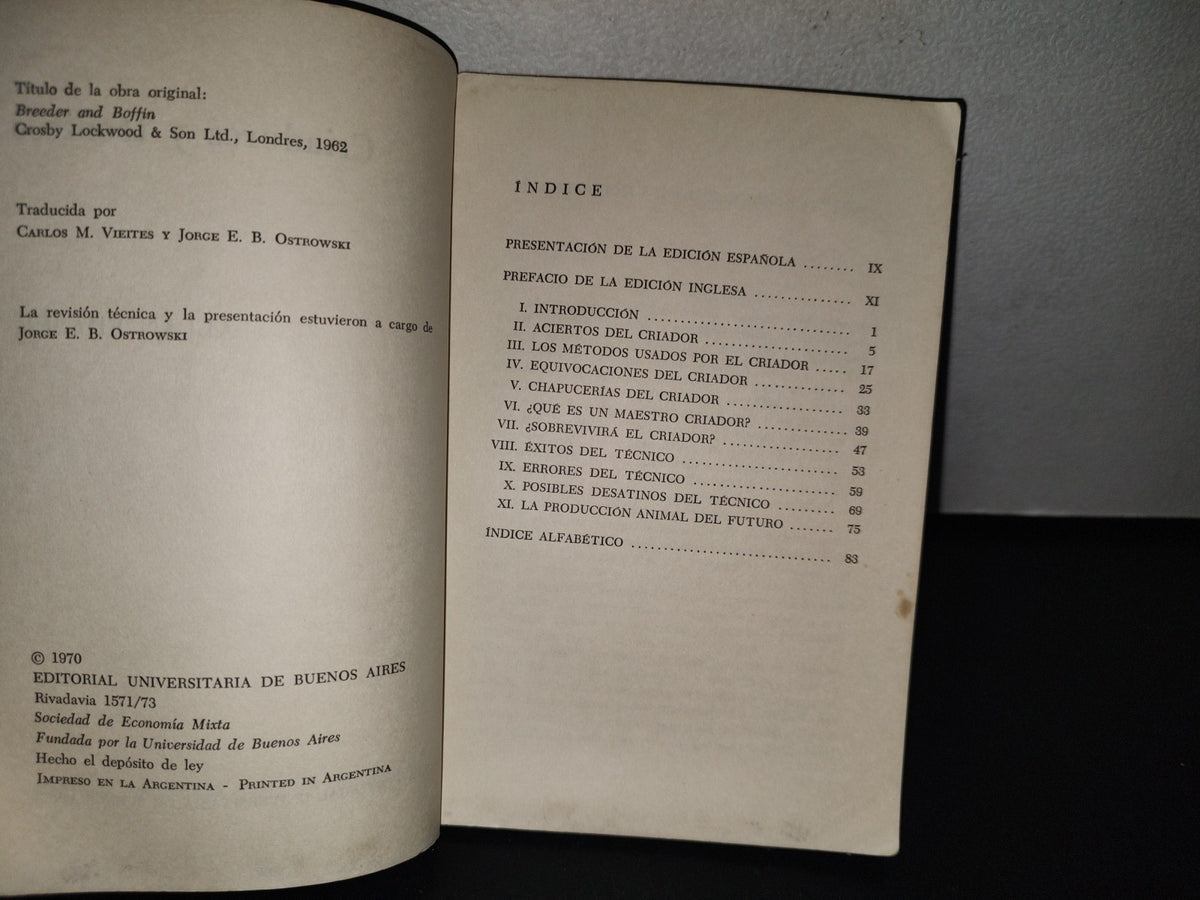 195- Criadores Y Técnicos - Allan Fraser - 1970