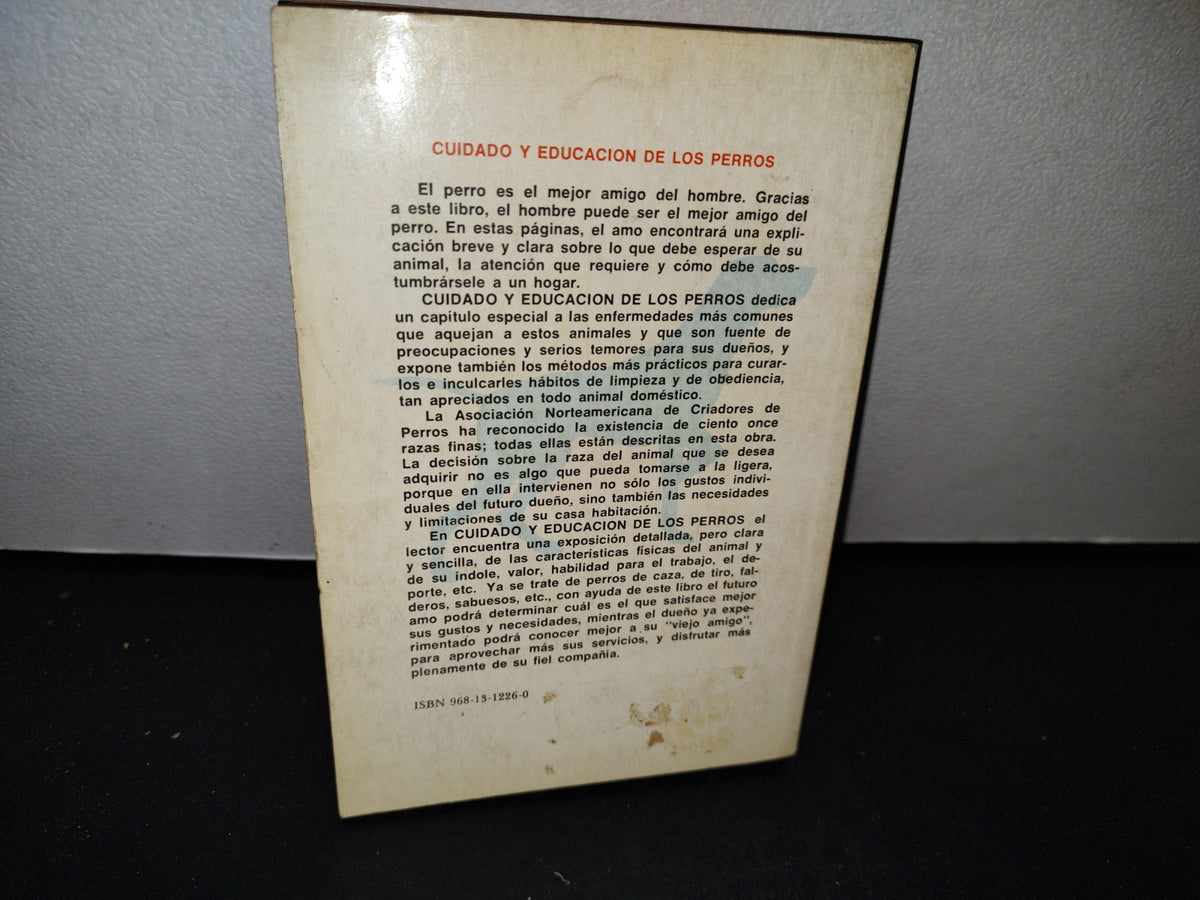 54- Cuidado Y Educación De Los Perros - Arthur Frederick Jones