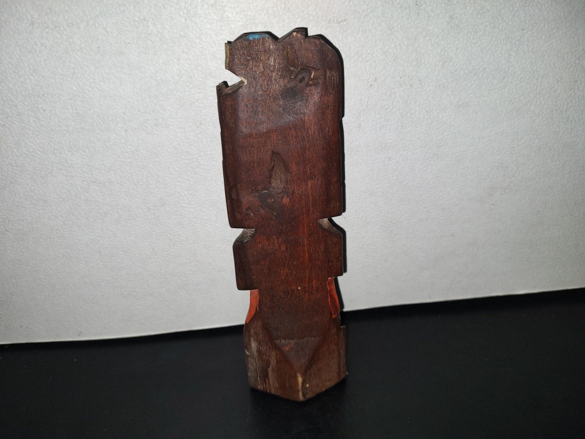 A2- Figura Tallada En Madera. Apache - 80'S