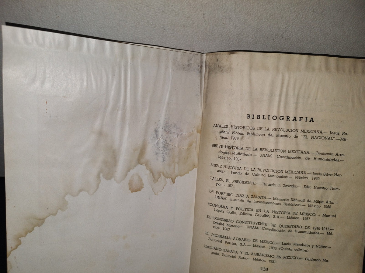 87-2- La Revolución Mexicana. Texto Programdo Para Bachillerato. Ramón García Ruiz - 1A. Ed. 1974