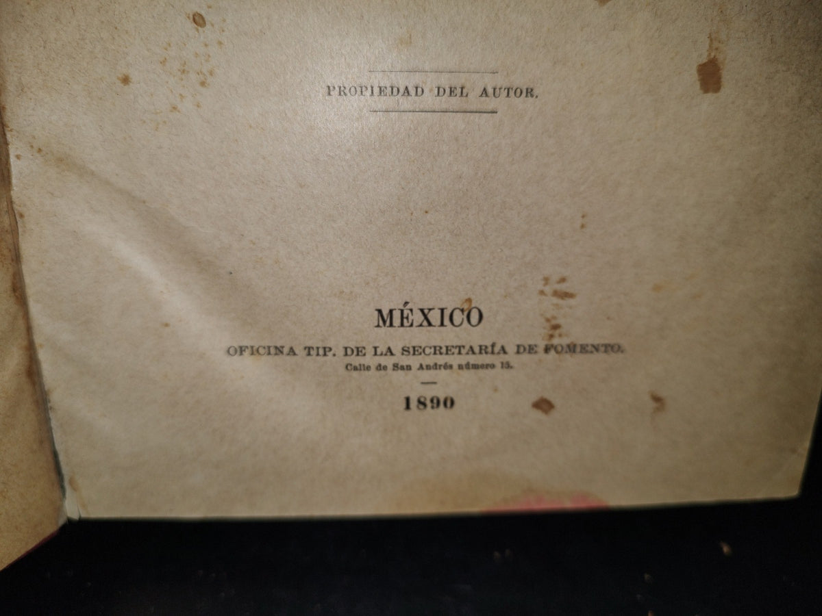 59- Principios De La Historia (Momento Supremo). Europa Y América. Próxima Transformación En Los Hechos Y En La Historia / La Lucha Es La Vida - José Román Leal - México, Oficina Tip. De La Secretaría De Fomento, 1890