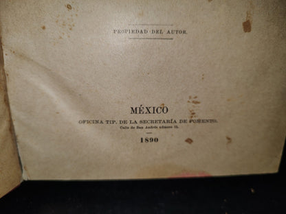 59- Principios De La Historia (Momento Supremo). Europa Y América. Próxima Transformación En Los Hechos Y En La Historia / La Lucha Es La Vida - José Román Leal - México, Oficina Tip. De La Secretaría De Fomento, 1890