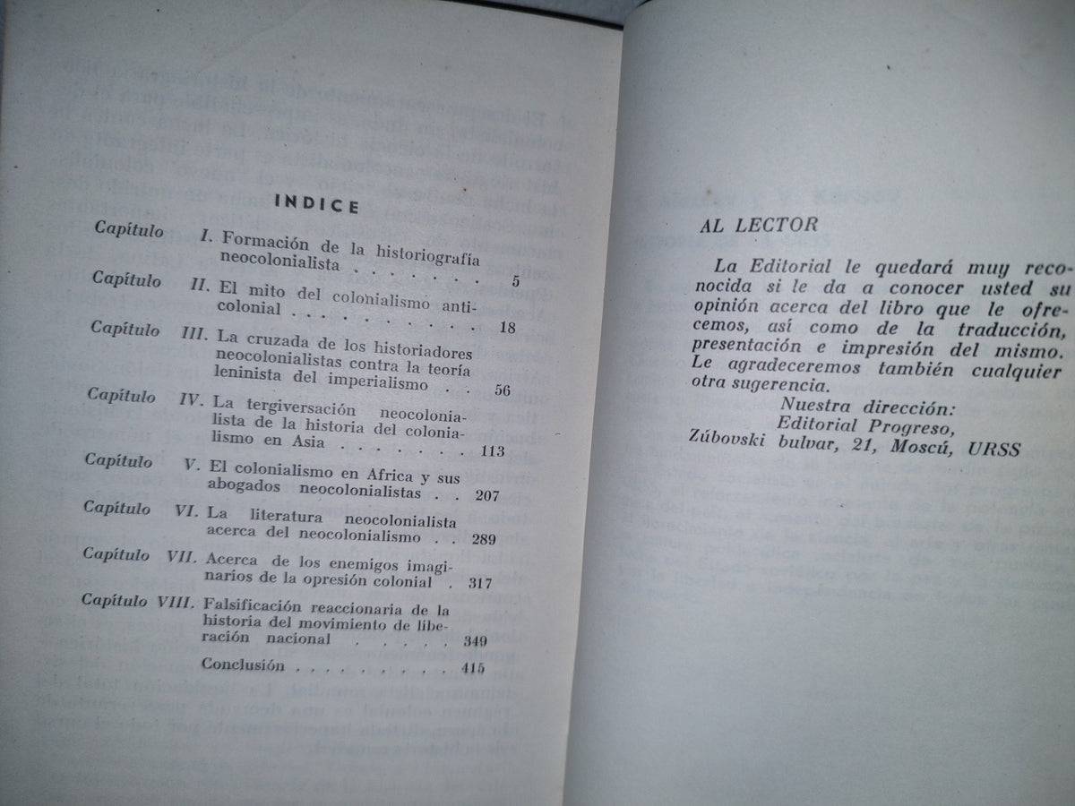 118- Los Abogados Del Colonialismo - E. Cherniak - Editorial Progreso, Moscú - 70'S