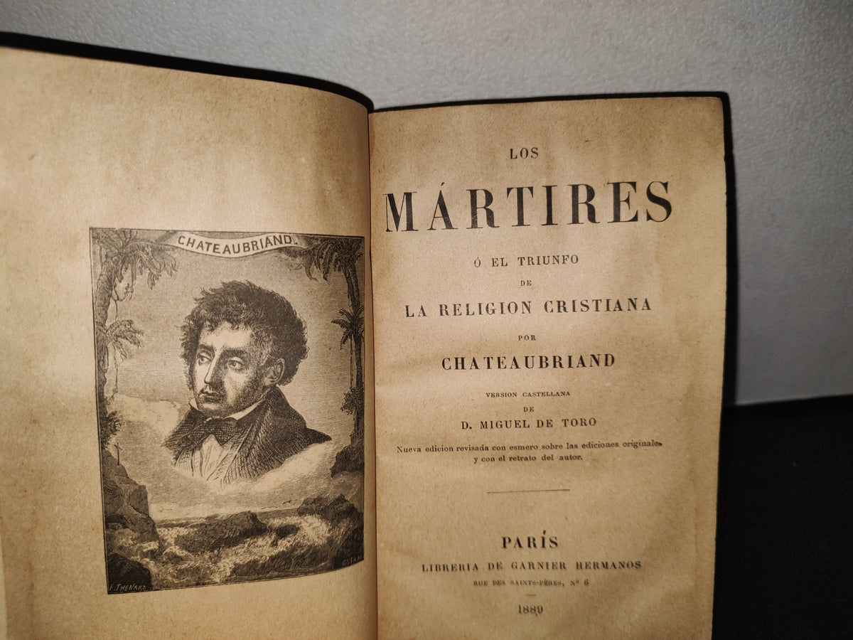 60- Los Mártires O El Triunfo De La Religión Cristiana - Chateaubriand - 1889