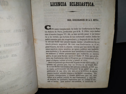 211- El Progreso Por El Cristianismo - P. Félix - Guadalajara, 1859