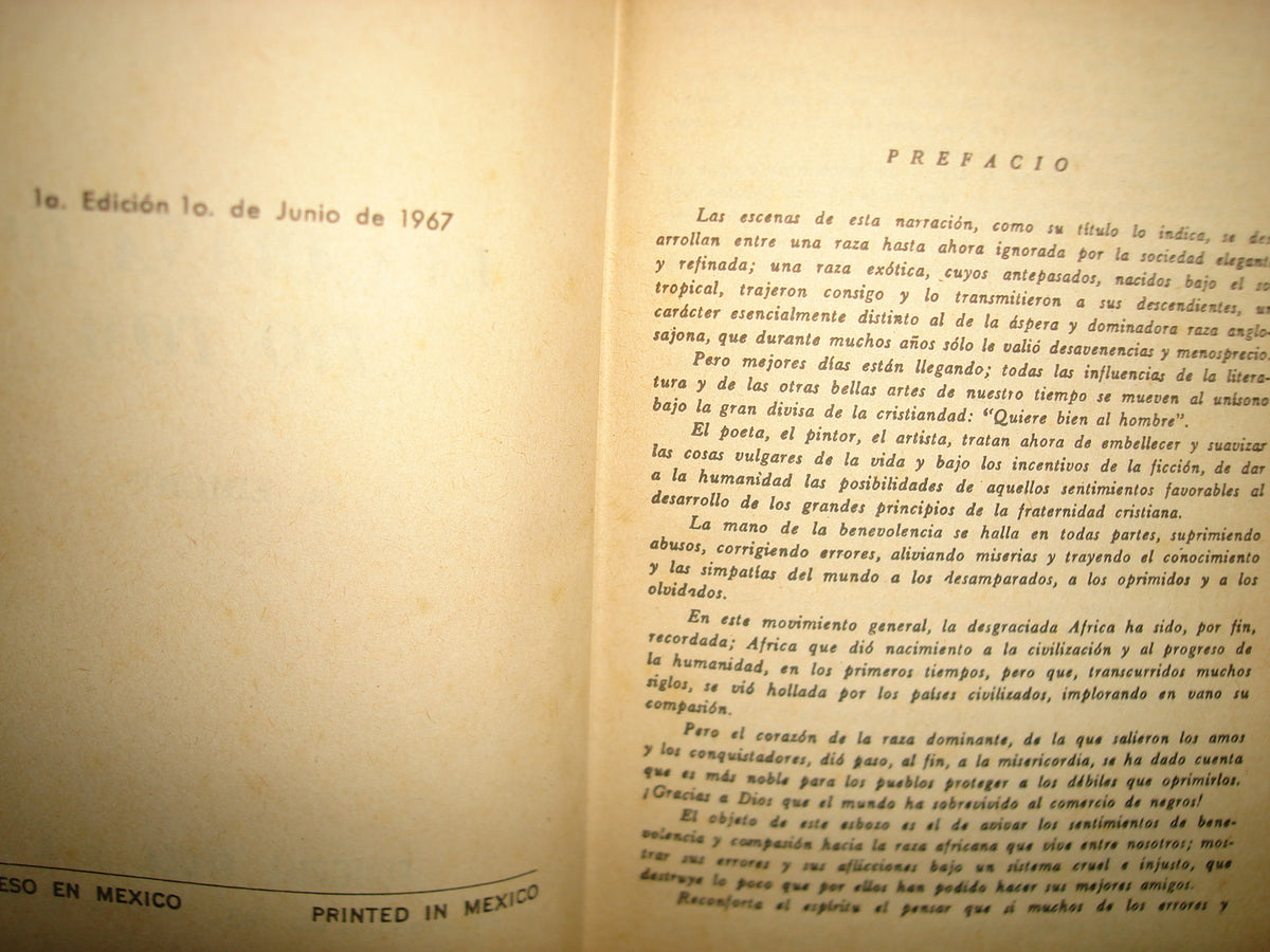 18- La Cabaña Del Tío Tom - Harriet Beecher Stowe - Editorial Época, S. A., Primera Edición 1967
