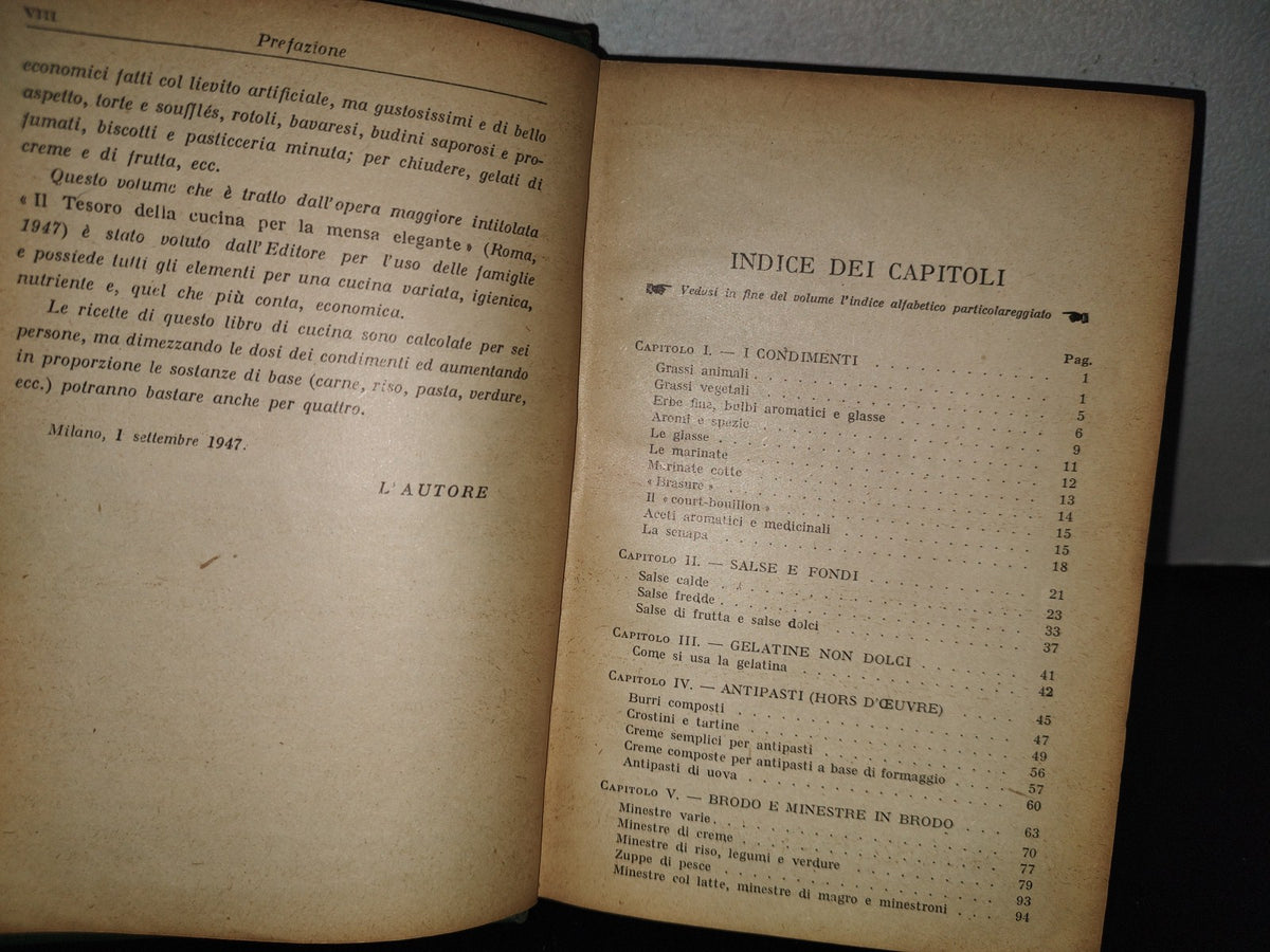 96- Il Tesoretto Della Cucina Italiana. A Cura Di Giuseppe Oberosler - Editore Ulrico Hoepli - 1948