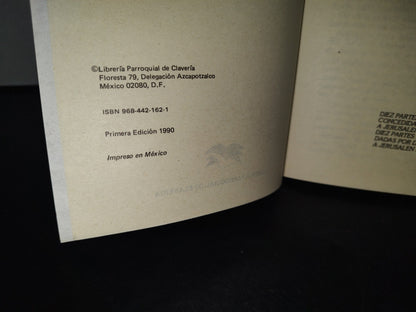 68- Jerusalén. 4,000 Años De Historia - P. Manuel Jiménez F. - Primera Edición 1990