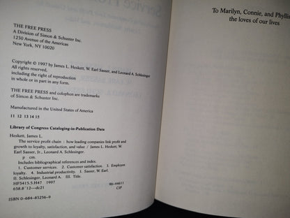 172- The Service Profit Chain - James L. Heskett, W. Earl Sasser, Jr., Leonard A. Schlesinger