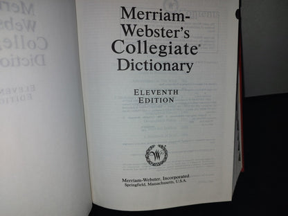 179- Merriam-Webster'S Collegiate Dictionary. Eleventh Edition - 2003