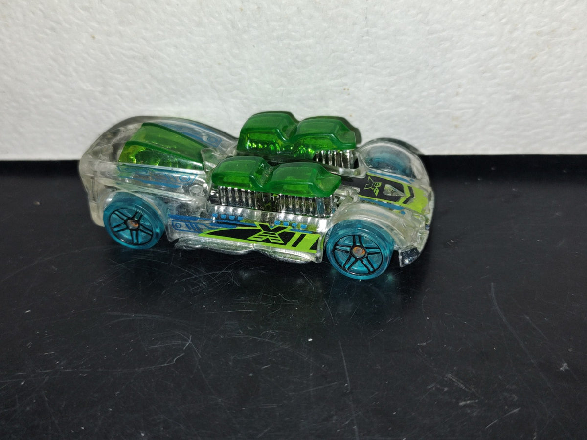 A6- Carrito Hot Wheels: K 29, What -4 -2 , Verde Transparente - 2004