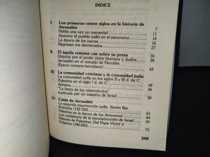 68- Jerusalén. 4,000 Años De Historia - P. Manuel Jiménez F. - Primera Edición 1990