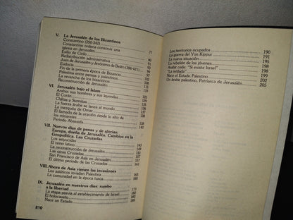 68- Jerusalén. 4,000 Años De Historia - P. Manuel Jiménez F. - Primera Edición 1990