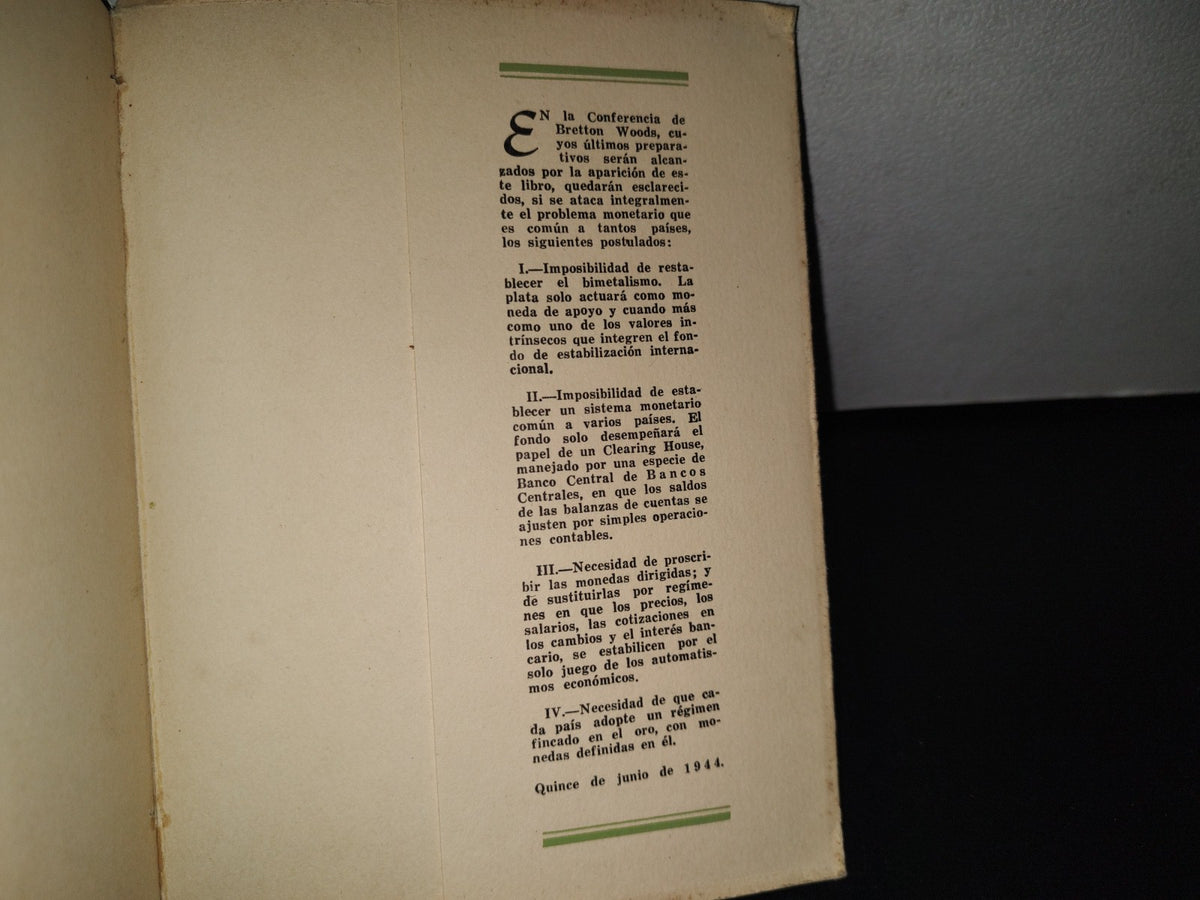 80- El Nuevo Orden Monetario De México - Gilberto Moreno Castañeda - 1944