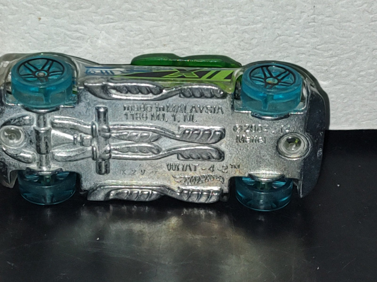 A6- Carrito Hot Wheels: K 29, What -4 -2 , Verde Transparente - 2004