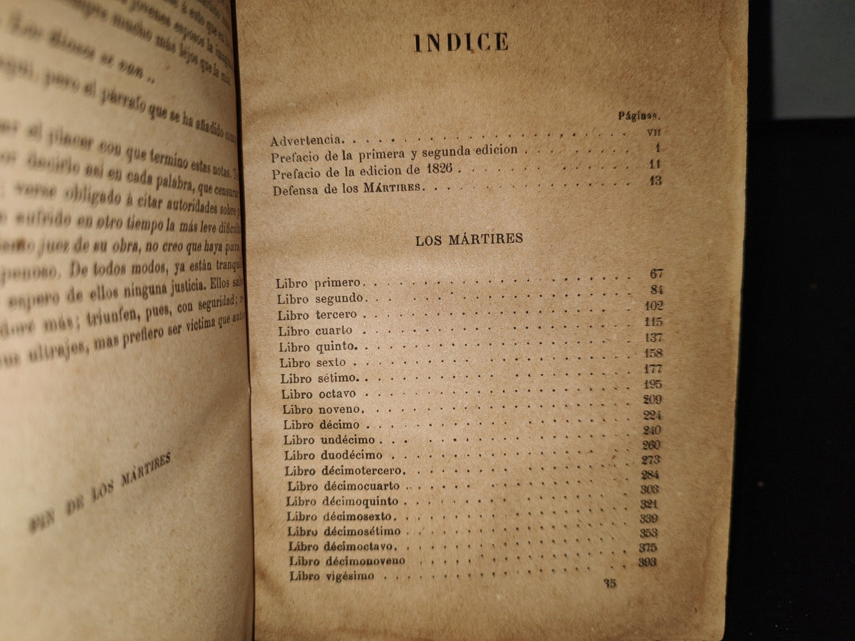 60- Los Mártires O El Triunfo De La Religión Cristiana - Chateaubriand - 1889