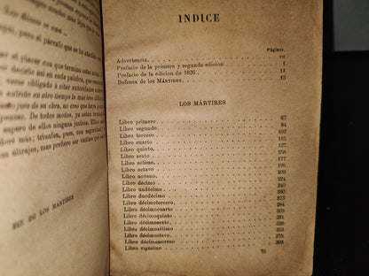 60- Los Mártires O El Triunfo De La Religión Cristiana - Chateaubriand - 1889