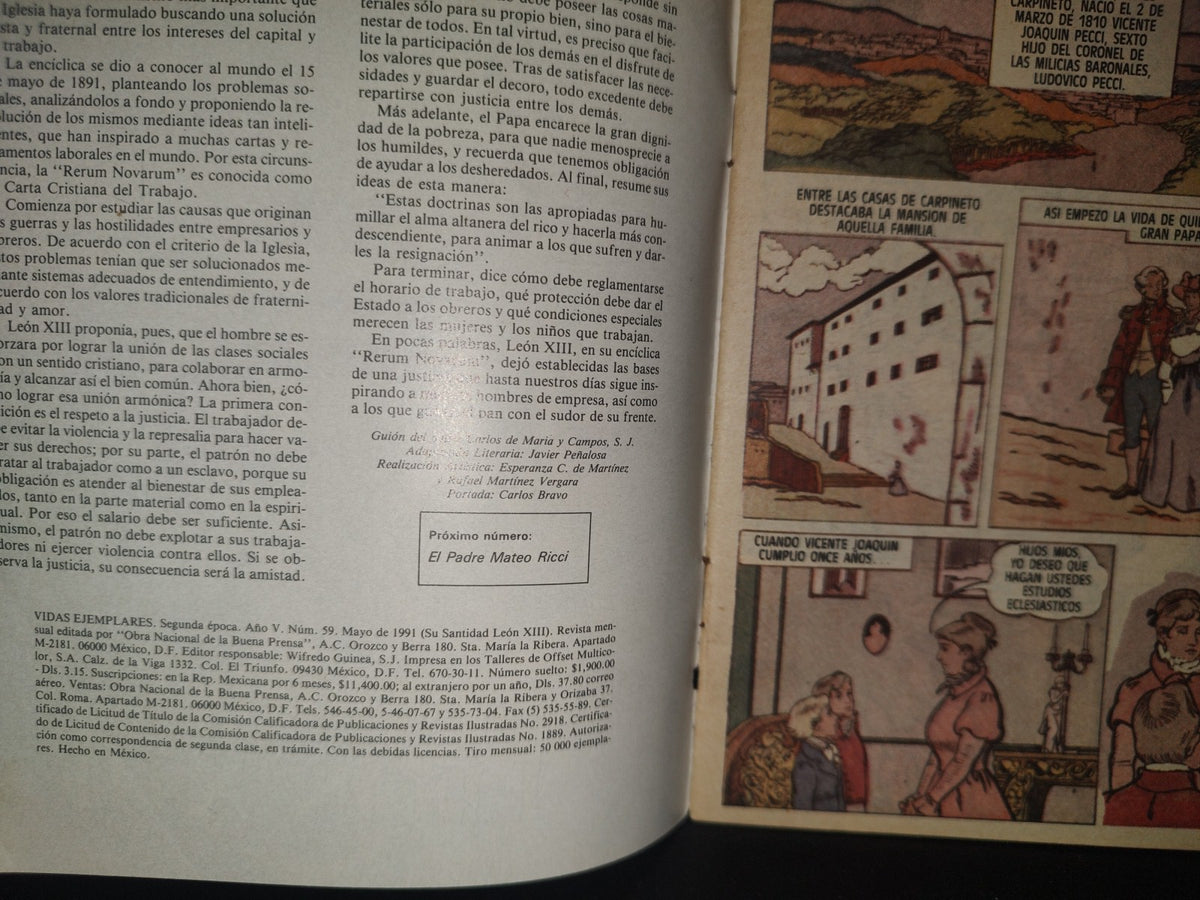 114- Vidas Ejemplares: Su Santidad León Xiii - No. 59, Mayo 1991