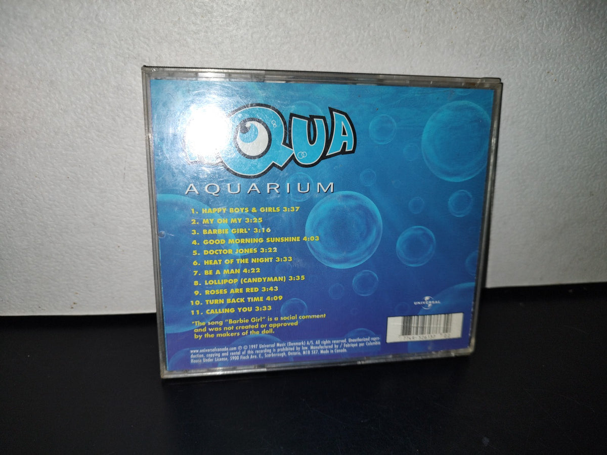 A5- Cd Original De Grupo Musical Aqua: Aquarium - Universal Music 1997