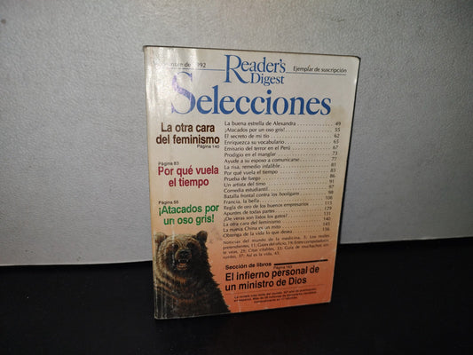 80- Reader'S Digest Selecciones. La Otra Cara Del Feminismo - Septiembre 1992