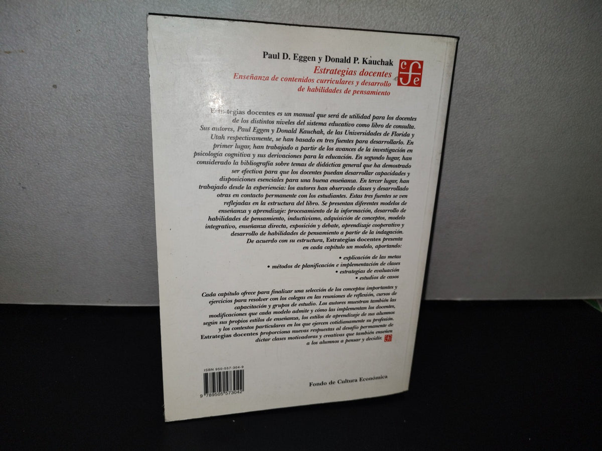 124- Estrategias Docentes. Enseñanza De Contenidos - Paul D. Eggen Y Donald P. Kauchak - 2000