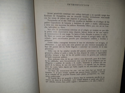 118- Historia, Ciencia Y Código Del Juego De Pelota - Luis Bombín Fernández - Ediciones Lauro. Primera Edición 1946