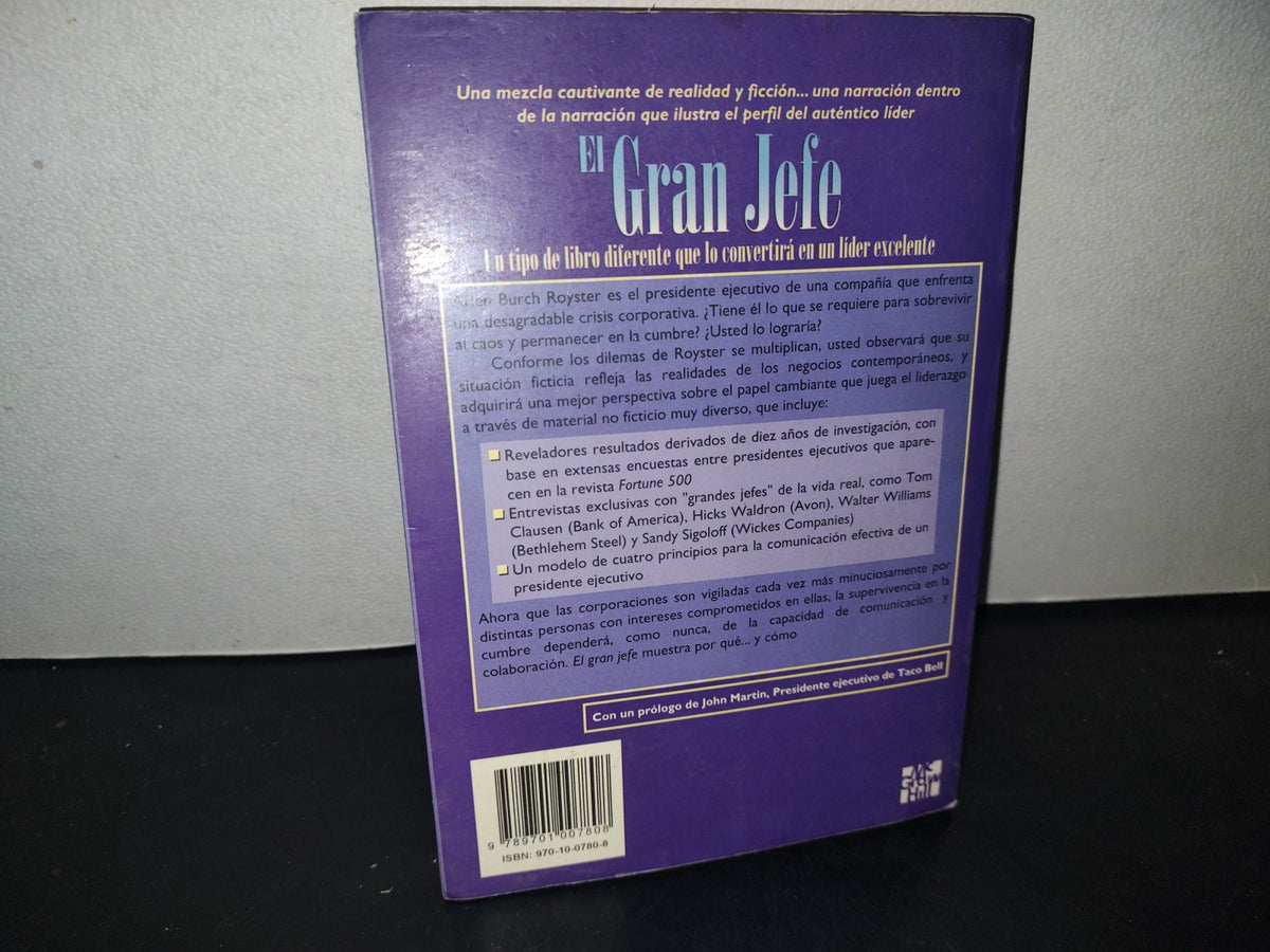 215- El Gran Jefe. Un Tipo De Libro Diferente Que Lo Convertirá En Un Líder Excelente
