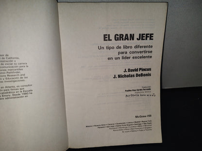 215- El Gran Jefe. Un Tipo De Libro Diferente Que Lo Convertirá En Un Líder Excelente