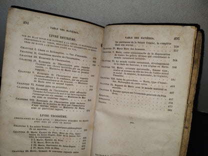 63- Francés. La Vierge Marie Et Le Plain Divin - Auguste Nicolas. 1Re. Partie - 1857